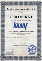 certifikát - knauf